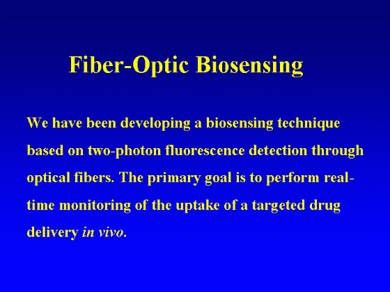 Fiber-Optic Biosensing